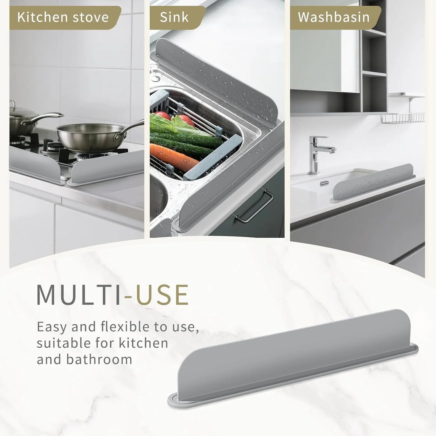 π‘οΈ Silicone Kitchen Sink Splash Guard
