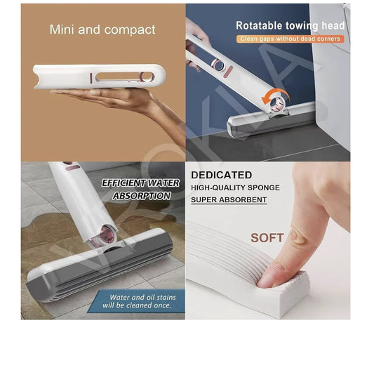 π§½β¨ Mini Squeeze Mop β Compact. Handy. Powerful. β¨π§Ό