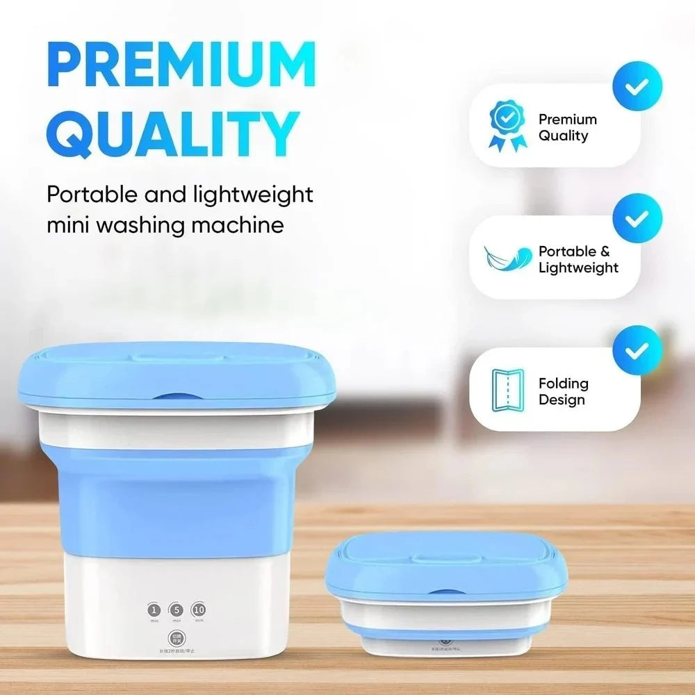 π Mini Folding Washing & Drying Machine