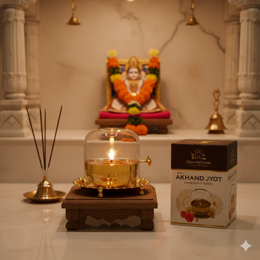 πͺ Akhand Jyot Diya - Brass