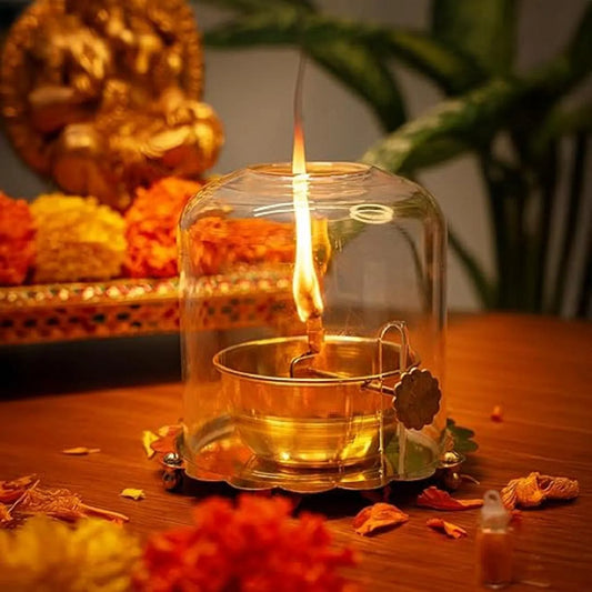 πͺ Akhand Jyot Diya - Brass