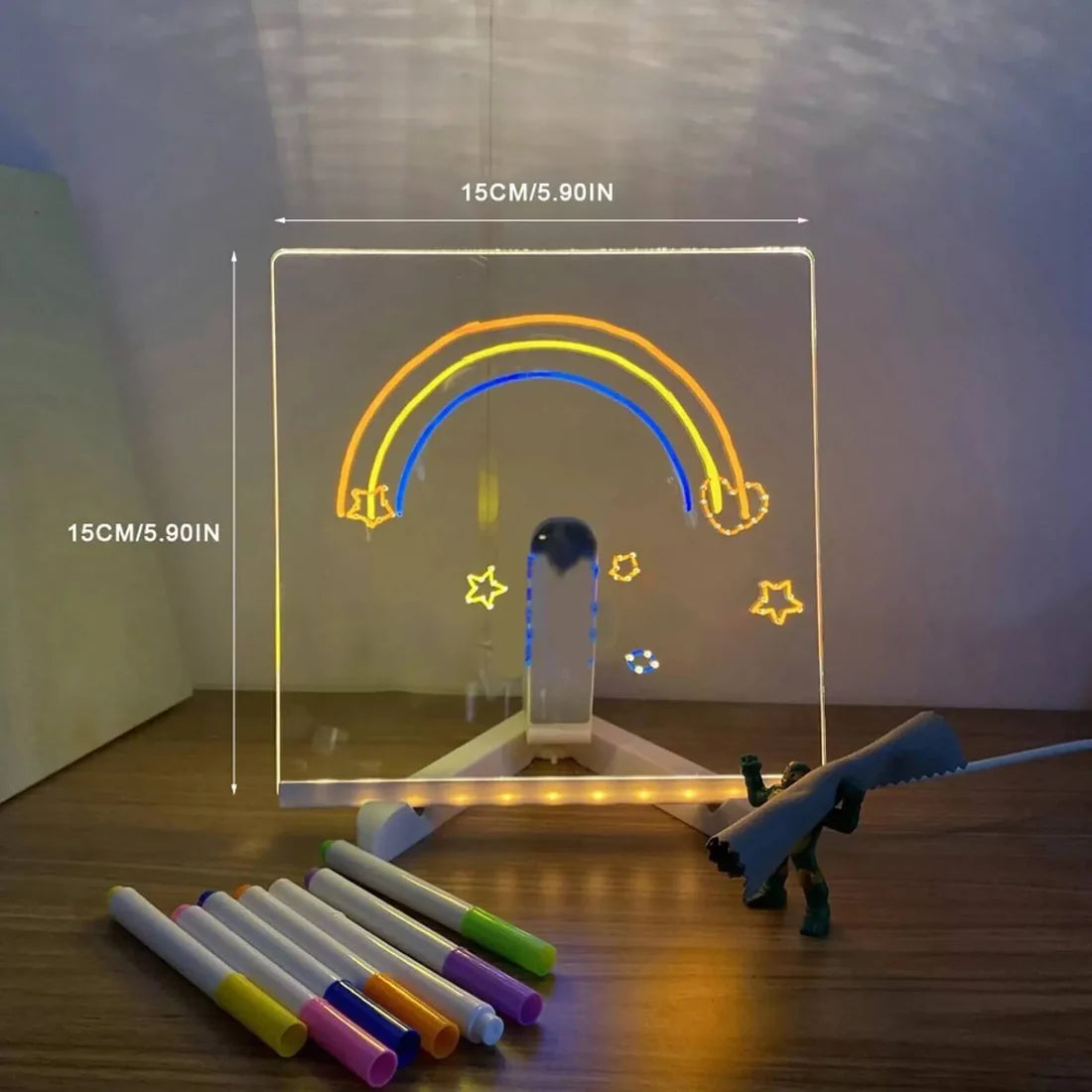 🌈 GlowWrite LED Doodle Board